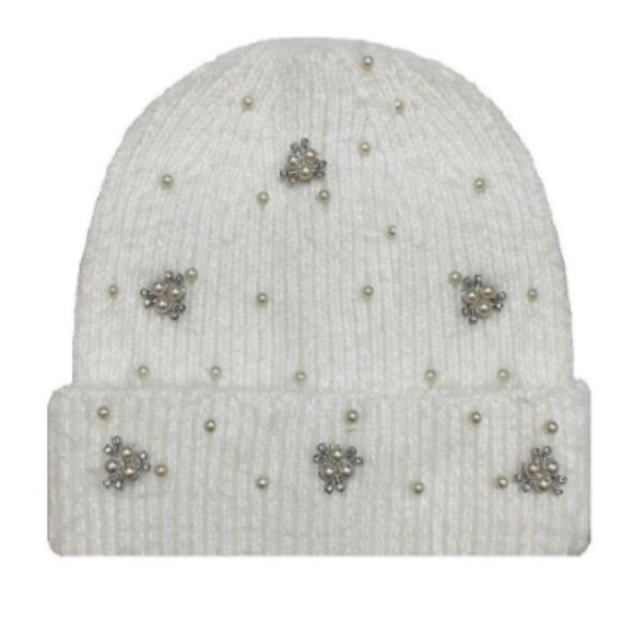 Pearl Stone Studded Beanie NWT - Picture 2 of 4